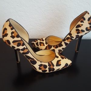 BCBGeneration Leopard Heels Wide